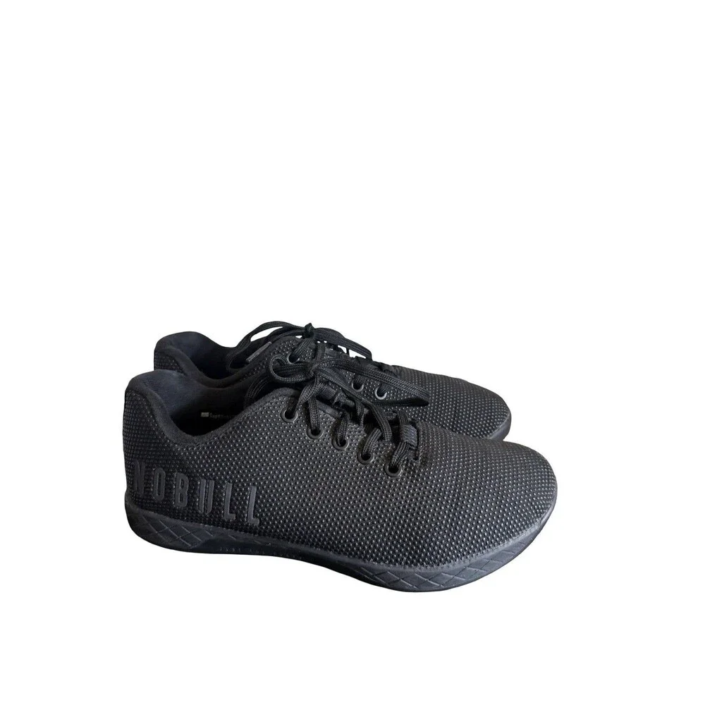 Nobull SuperFabric Crossfit Trainer Men's Size 7.5 Women's 9 US Black Shoes